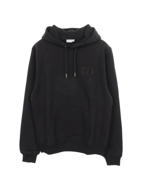 Christian Dior Pre-Owned logo-embroidered hoodie