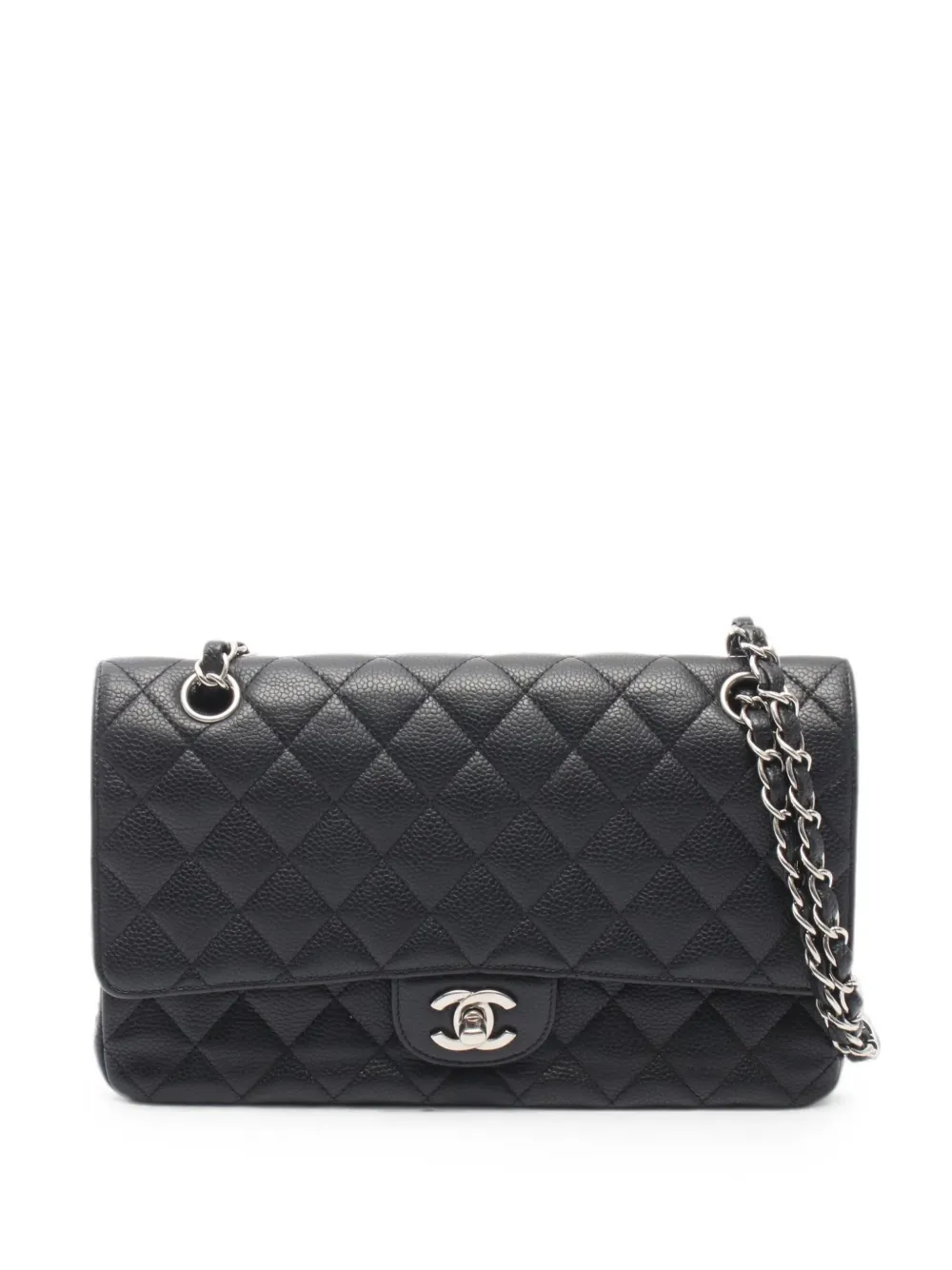 CHANEL Pre-Owned 2009-2010 Matelassé Caviar shoulder bag - Nero