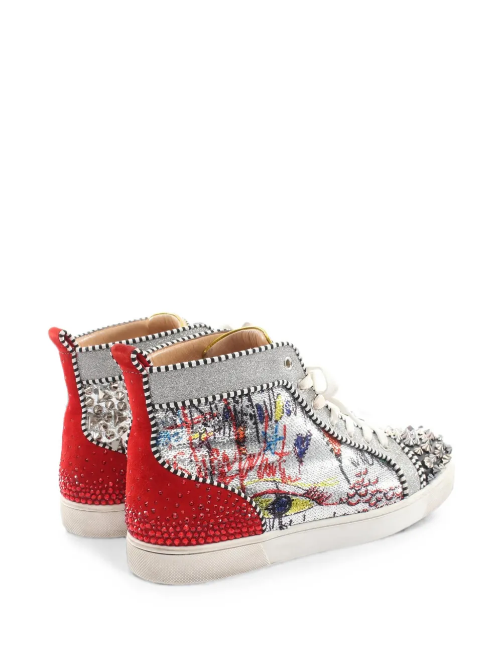 Christian Louboutin Pre-Owned No Limit F18 Flat Sequin Sneakers