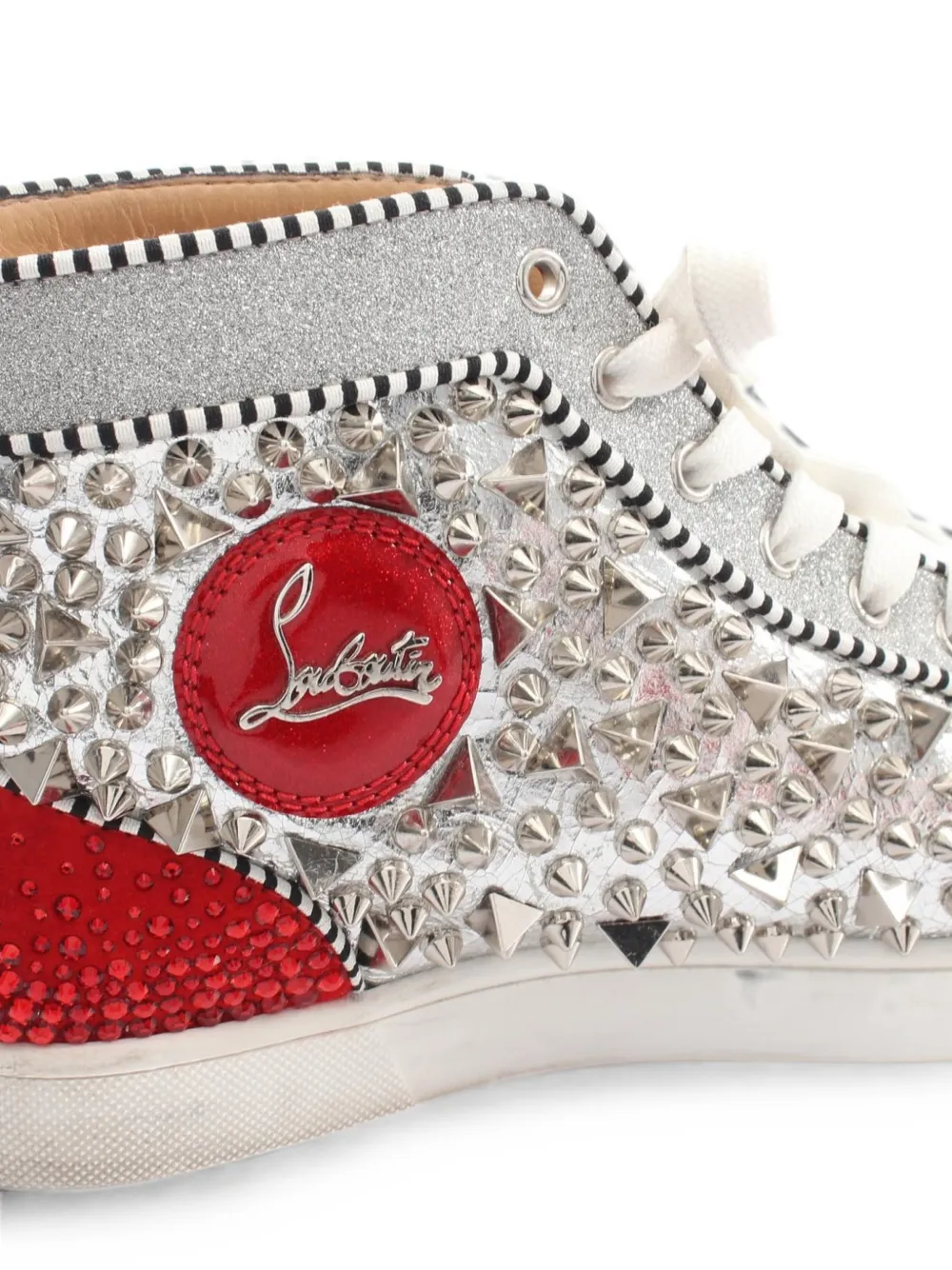 Christian Louboutin Pre-Owned No Limit F18 Flat Sequin Sneakers