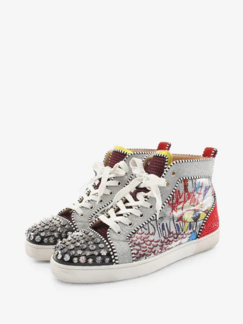 Christian Louboutin Pre-Owned No Limit F18 Flat sequin sneakers