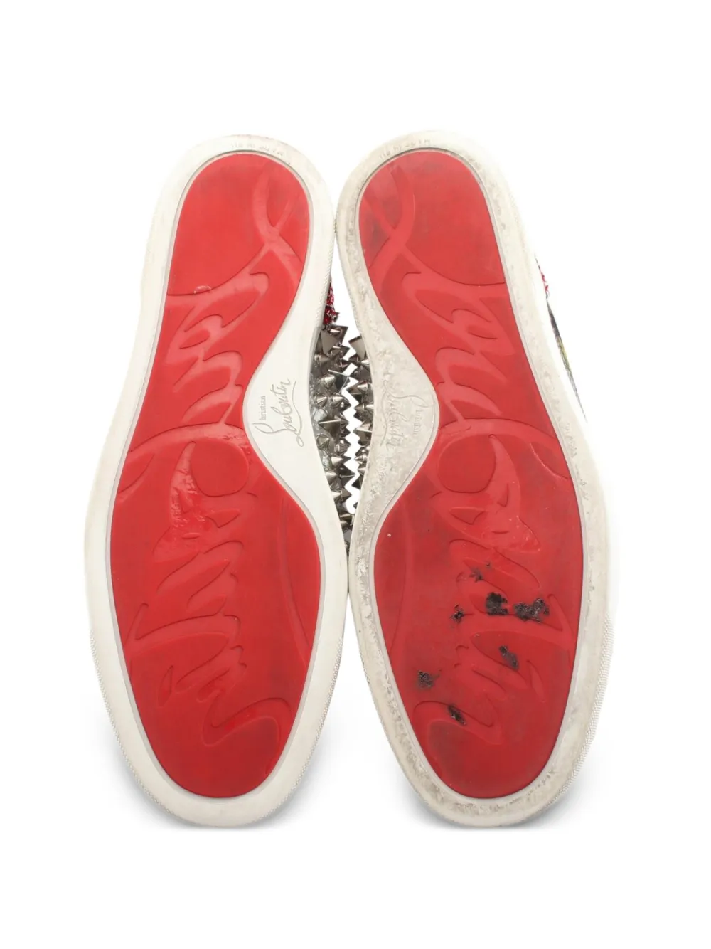 Christian Louboutin Pre-Owned No Limit F18 Flat Sequin Sneakers