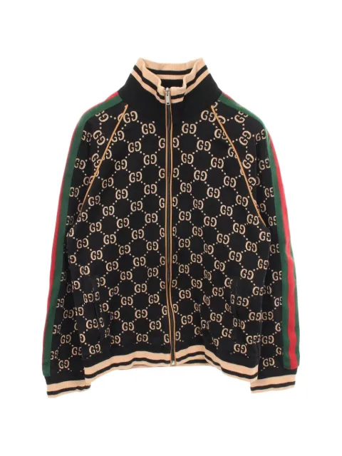 Gucci Pre-Owned GG cotton track jacket