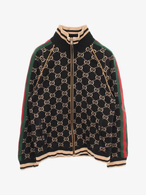 Gucci Pre-Owned chamarra deportiva con motivo GG