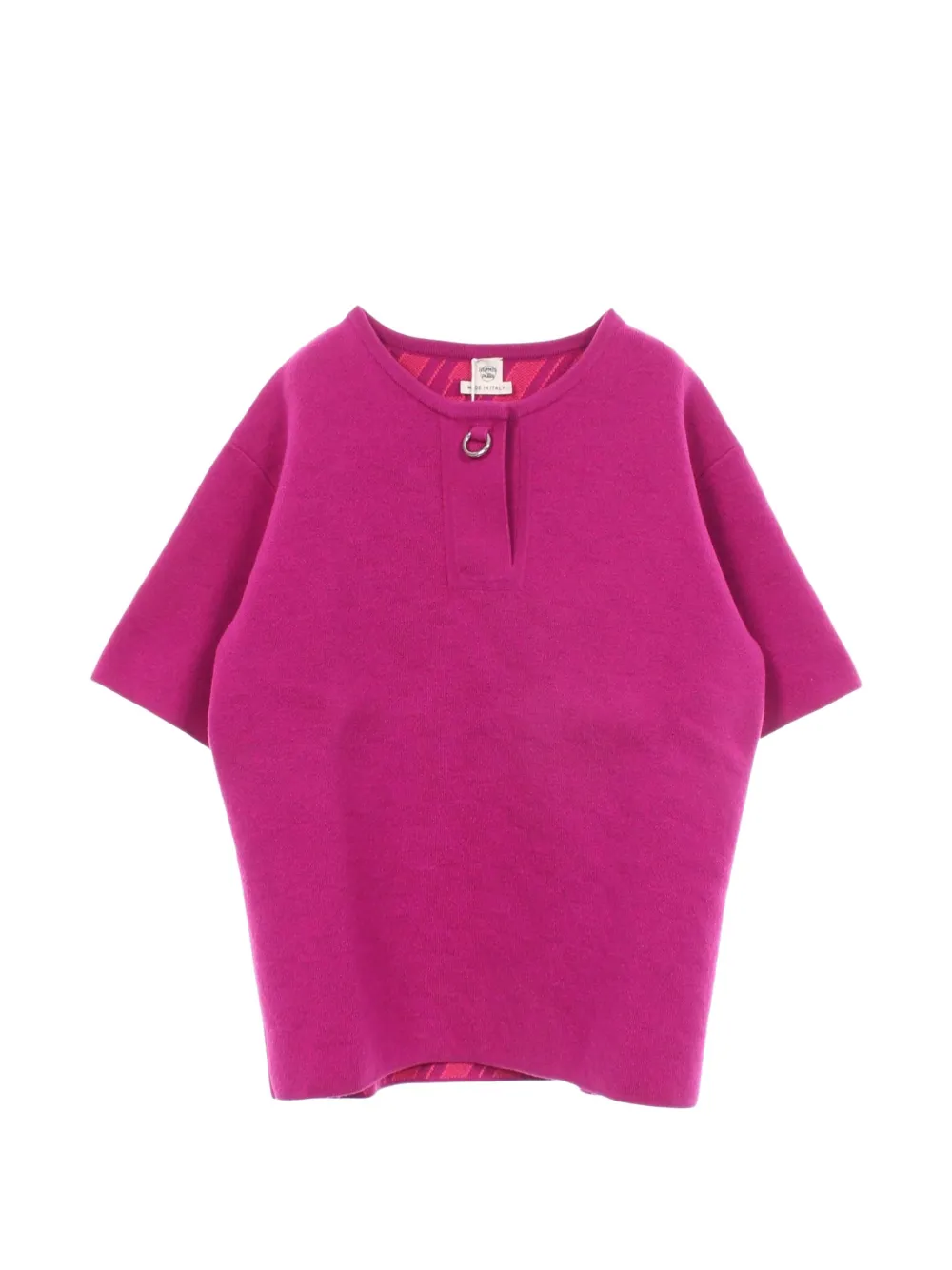 Hermès Pre-Owned short-sleeve knit top - Rosa