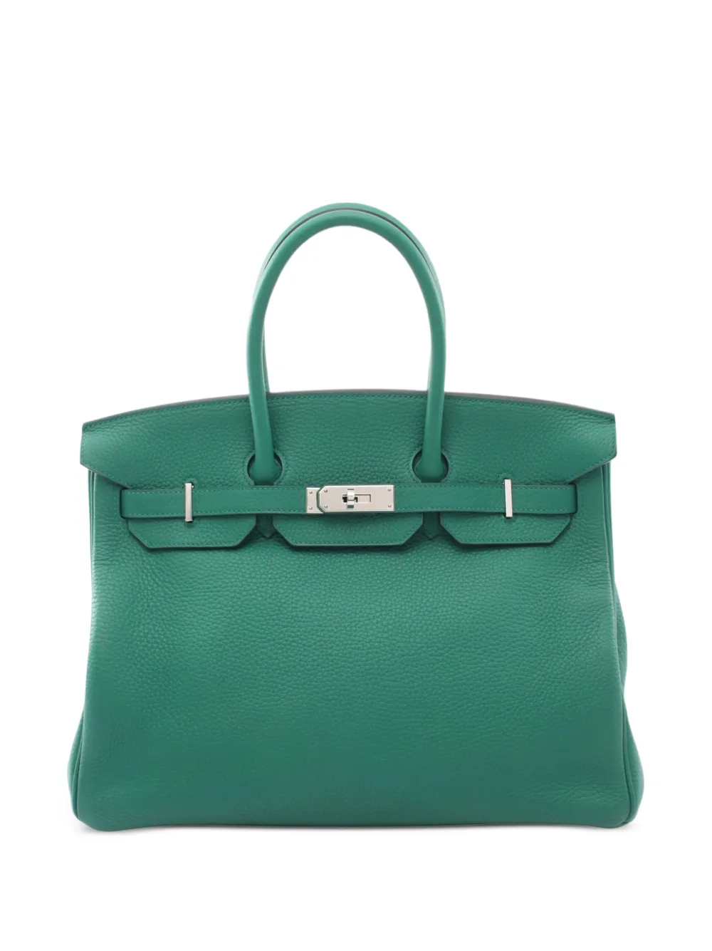 Hermès Pre-Owned 2018 35 Birkin leather tote bag - Grün