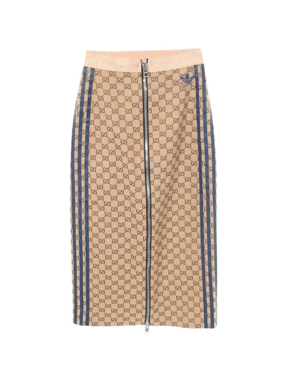Gucci Pre-Owned × adidas GG canvas skirt - Toni neutri