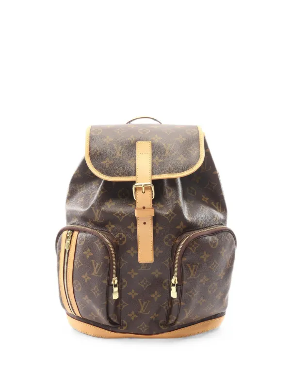 louis vuitton backpack 2014 Preloved Monogram Canvas Bosphore FL0076 062023  KimmieBBags LLC a top flap with a buckle closure Louis Vuitton 2014 Monogram Sac