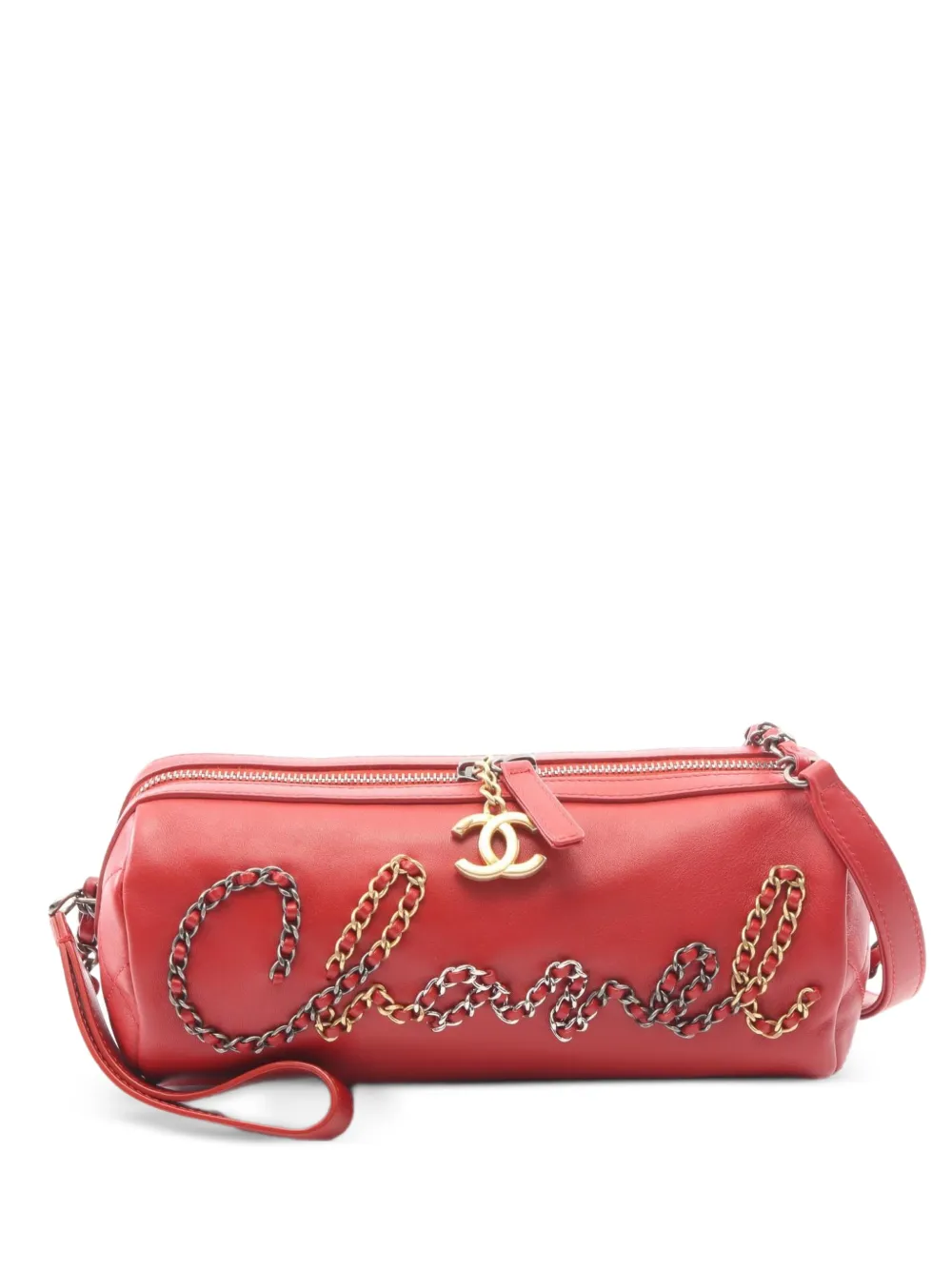 CHANEL Pre-Owned 2019 CC chain-link shoulder bag - Red