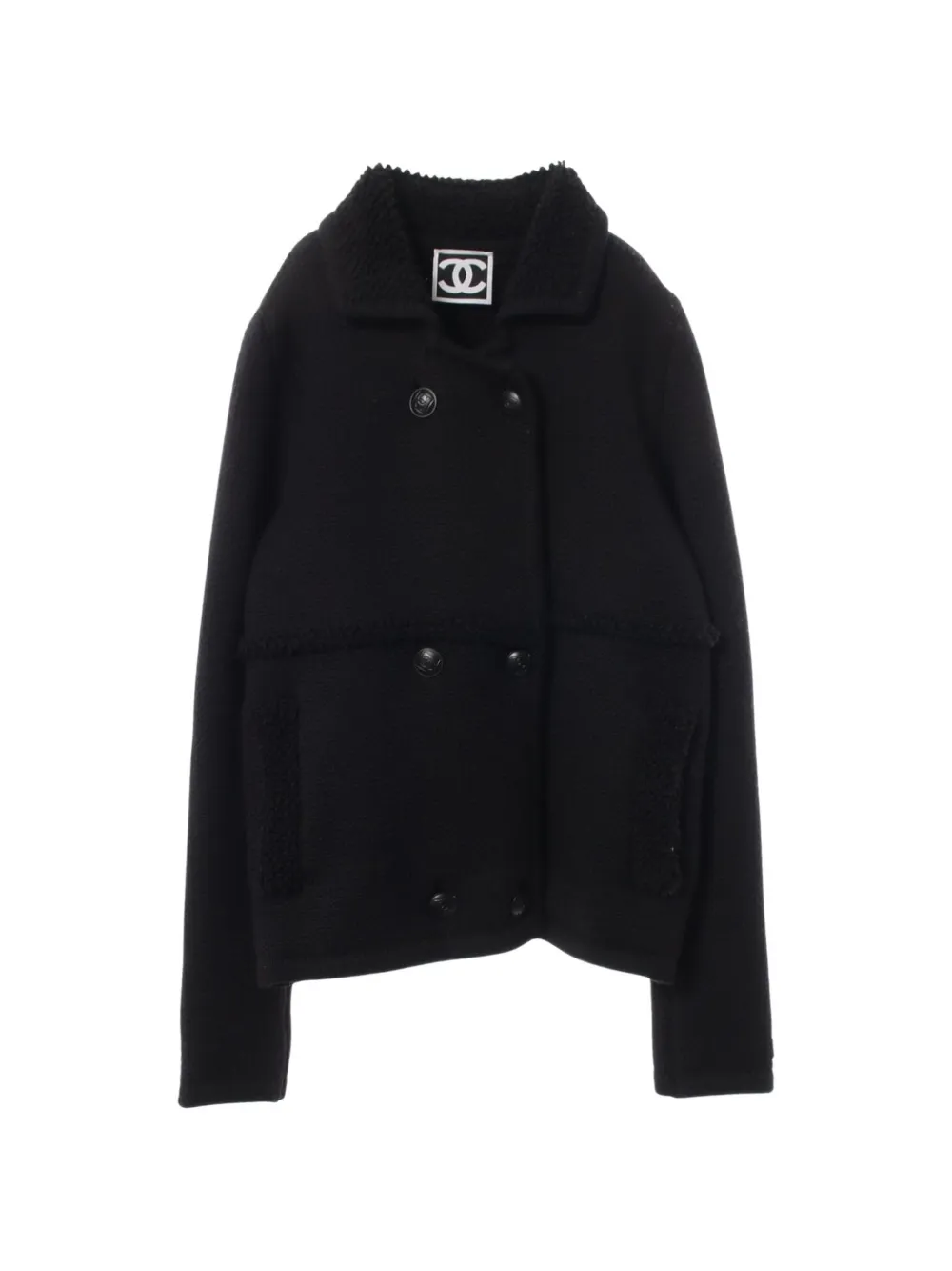 CHANEL Pre-Owned 1986-1988 Cocomark jacket - Black