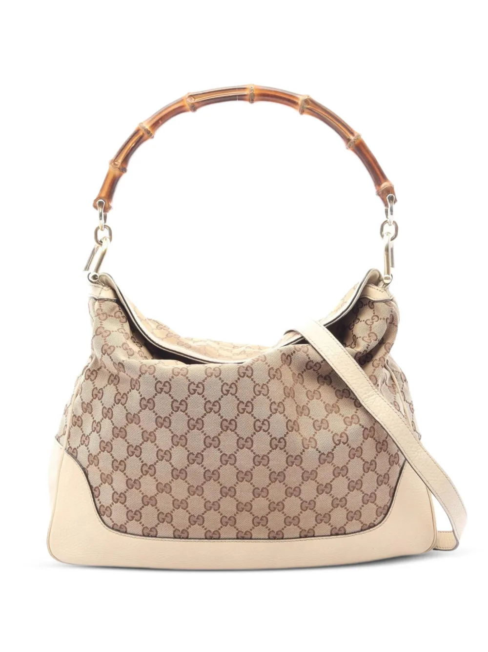 Gucci Pre-Owned Diana Bamboo GG shoulder bag - Nude