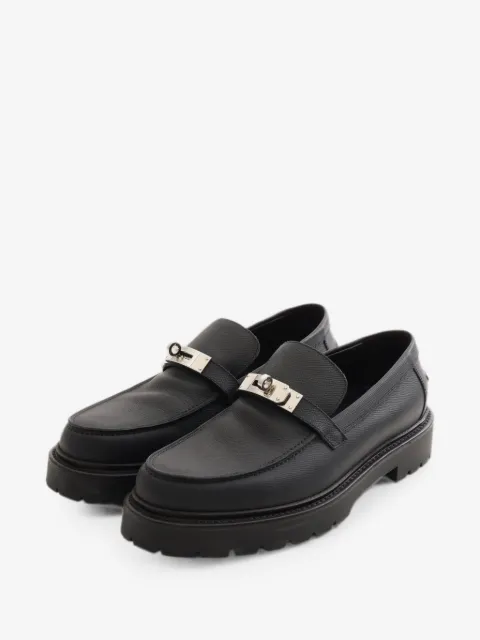 Hermès Pre-Owned mocasines Kelly de piel con hebilla