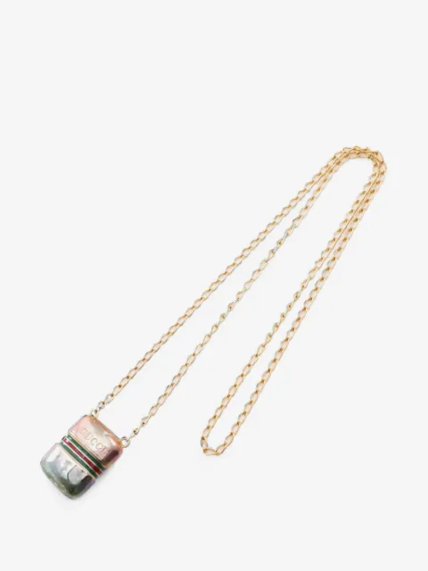 Gucci Pre-Owned Sherry Line pill case necklace
