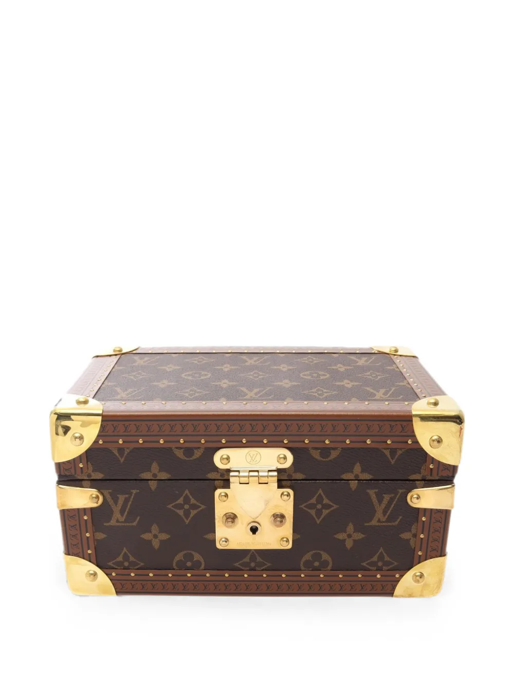 Louis Vuitton Pre-Owned 2021s Monogram Coffret Treasure 24 jewelry box - Marrone