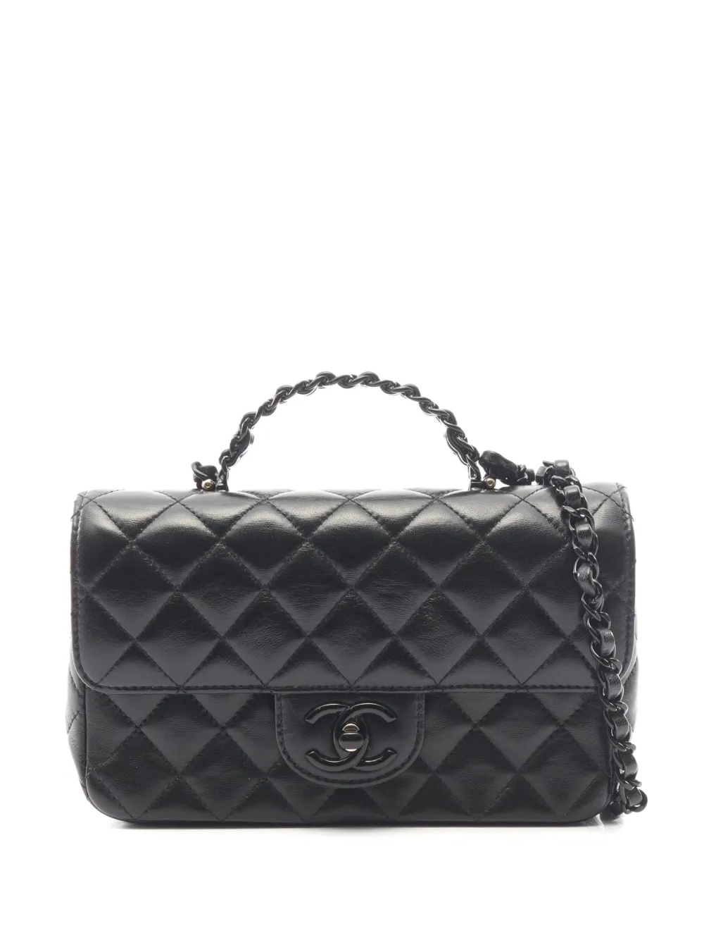 CHANEL Pre-Owned 2021 matelassé shoulder bag - Black