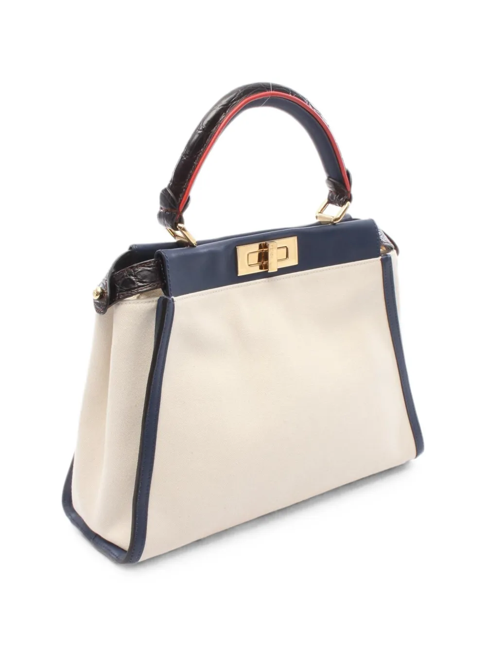 Fendi Pre-Owned Peekaboo regular handtas Beige