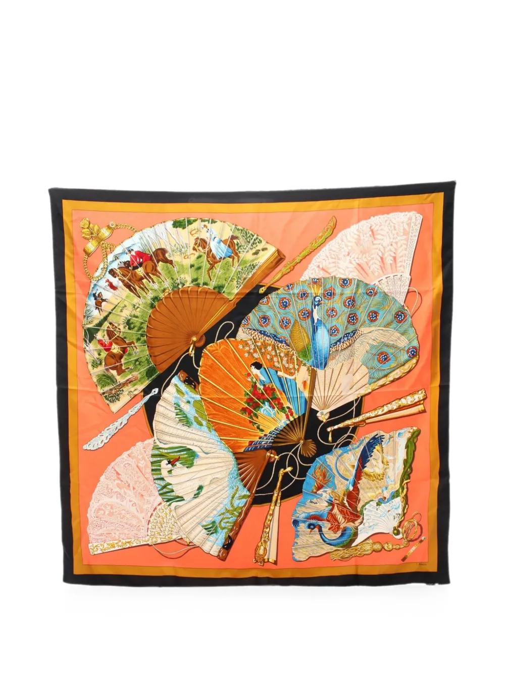 Hermès Pre-Owned Brise de Charme scarf - Orange