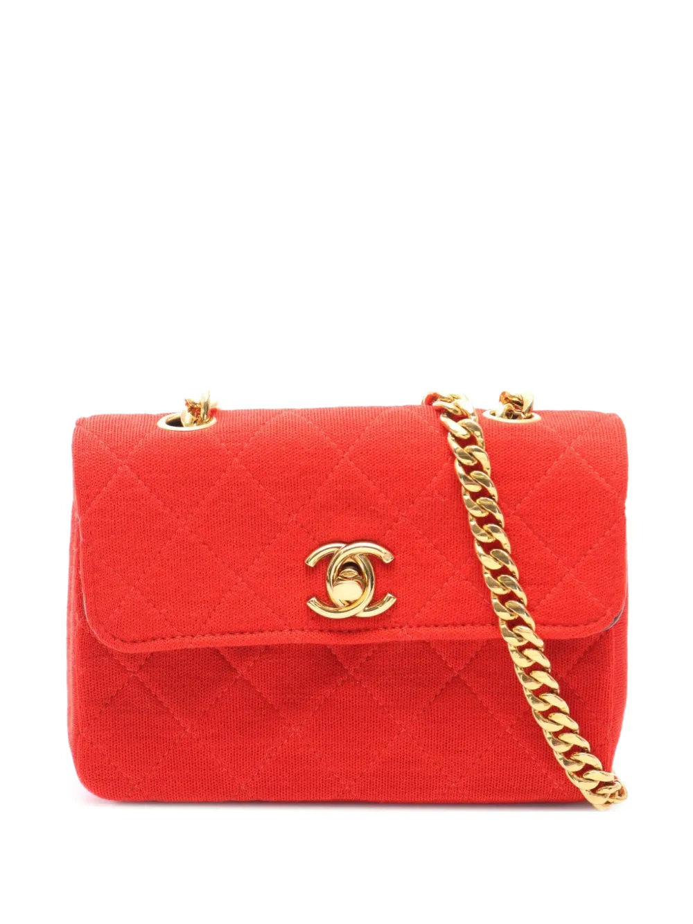 CHANEL Pre-Owned chain-strap shoulder bag - Red