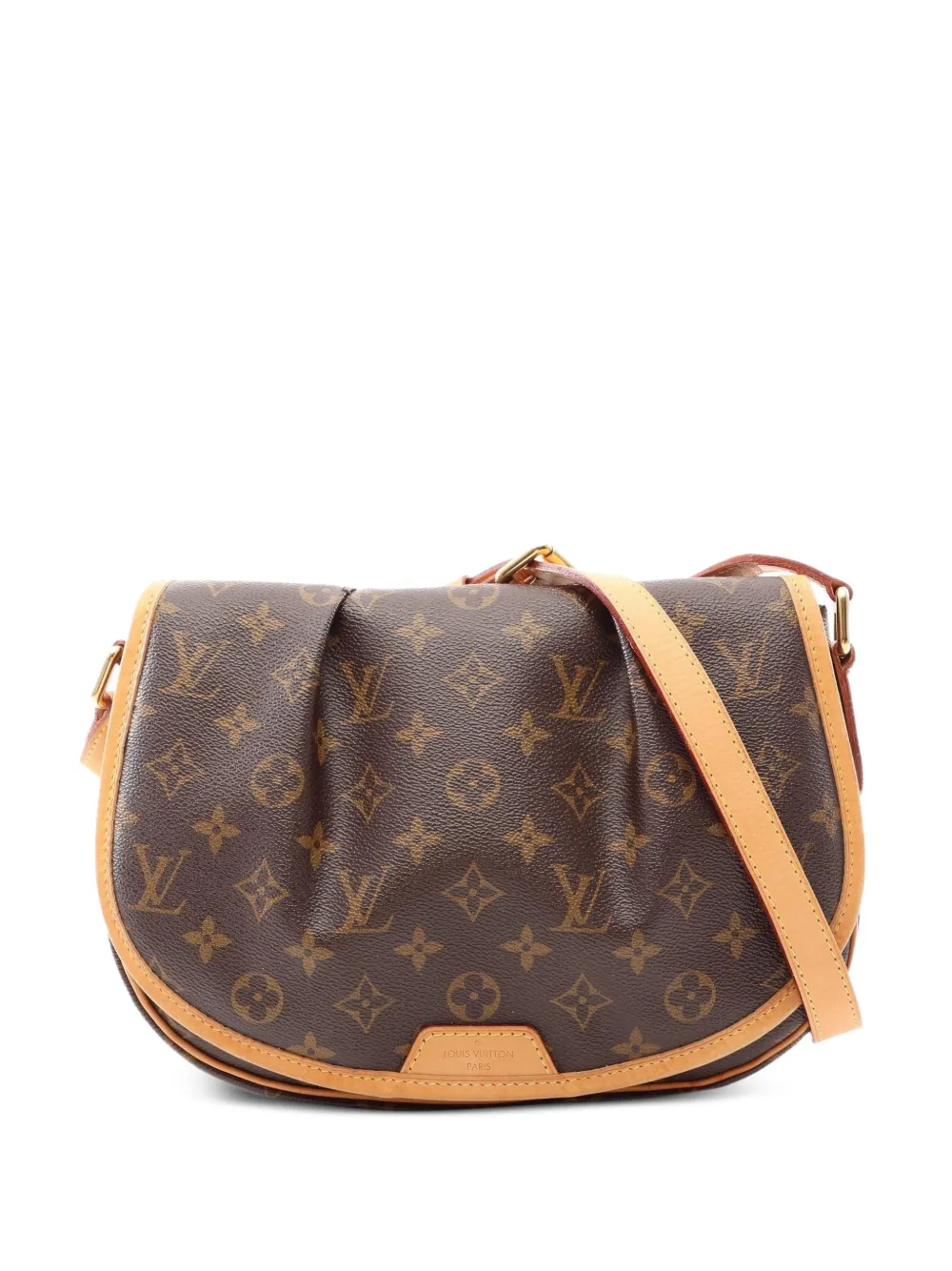 Louis Vuitton Pre-Owned 2011 Menilmontant PM Monogram shoulder bag - Braun