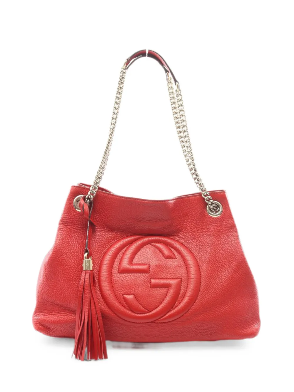 Gucci Pre-Owned Soho leather shoulder bag - Rosso