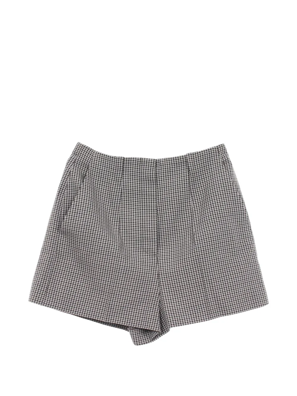 Fendi Pre-Owned houndstooth-pattern shorts - Black