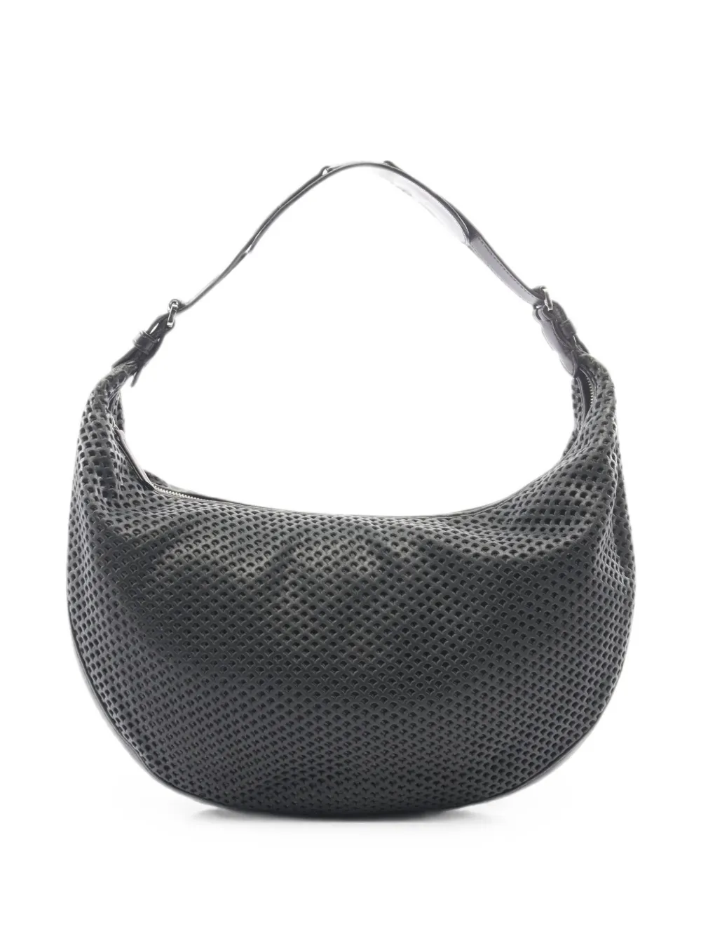Christian Dior Pre-Owned perforated leather shoulder bag - Schwarz