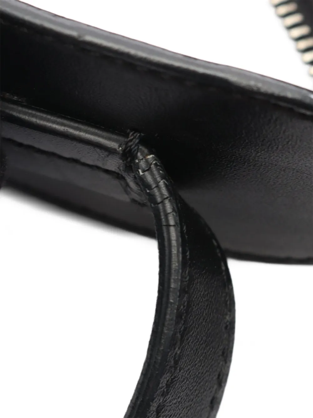 Dior Pre-owned Perforated Leather Shoulder Bag in Black, view 4