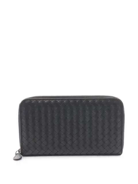 Bottega Veneta Pre-Owned Intrecciato zip-around wallet