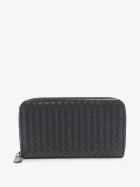 Bottega Veneta Pre-Owned Intrecciato zip-around wallet
