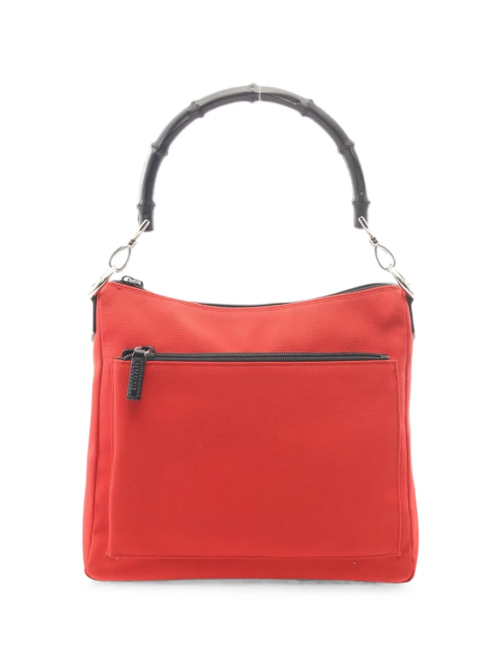 Gucci Pre-Owned Bamboo shoulder bag - Rosso