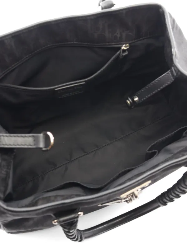Christian Dior Pre-Owned トロッター ハンドバッグ | ブラック