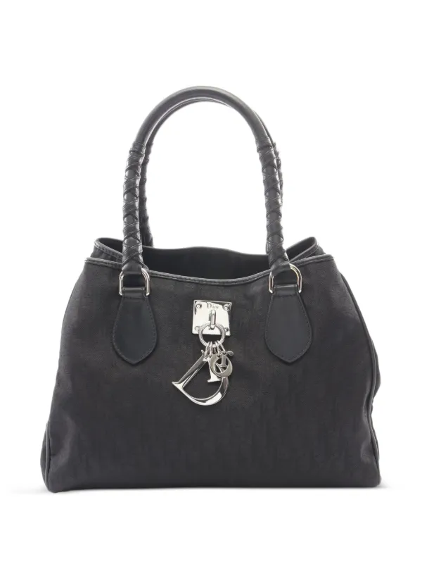 Christian Dior トロッター ハンドバッグ 2 Christian Dior Pre-Owned トロッター ハンドバッグ | ブラック