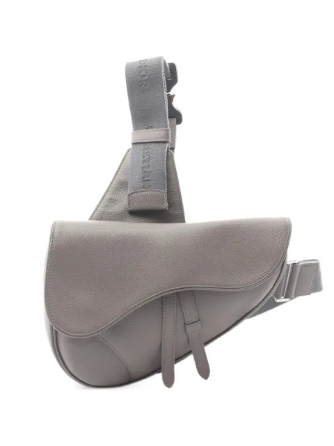 Christian Dior Pre-Owned Saddle leather shoulder bag