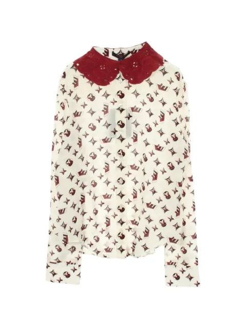 Louis Vuitton Pre-Owned Monogram-pattern blouse