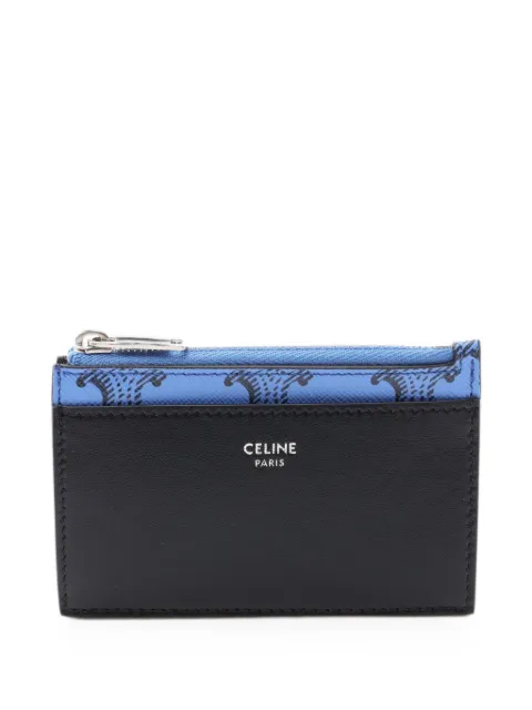 Celine Pre-Owned Triomphe card case coin purse