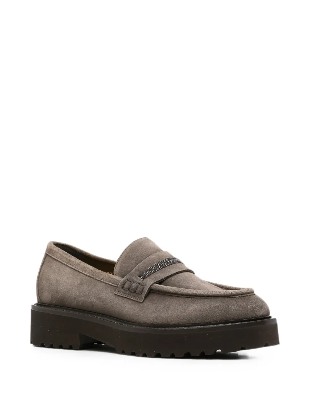 Doucal's Philadelphia RS suede loafers Grijs