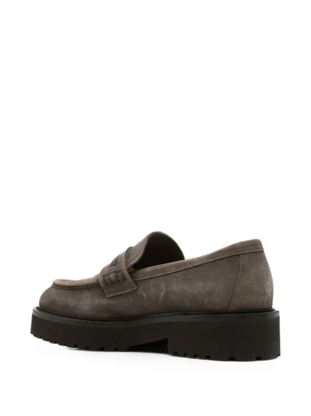 Doucal's Philadelphia RS suede loafers Grijs