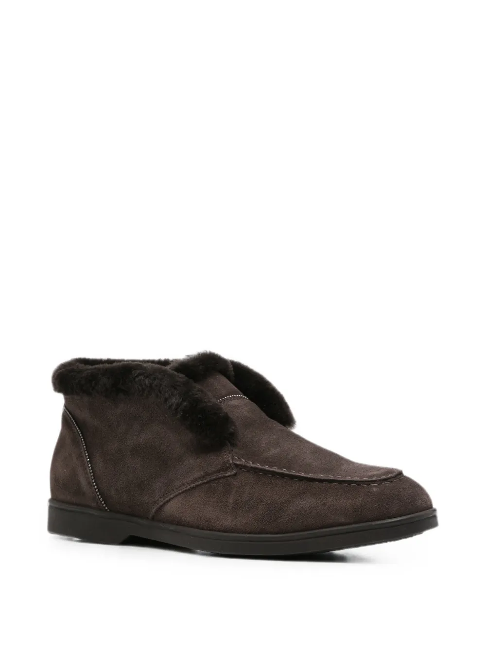 Doucal's Joanne RS shearling-trim boots Bruin