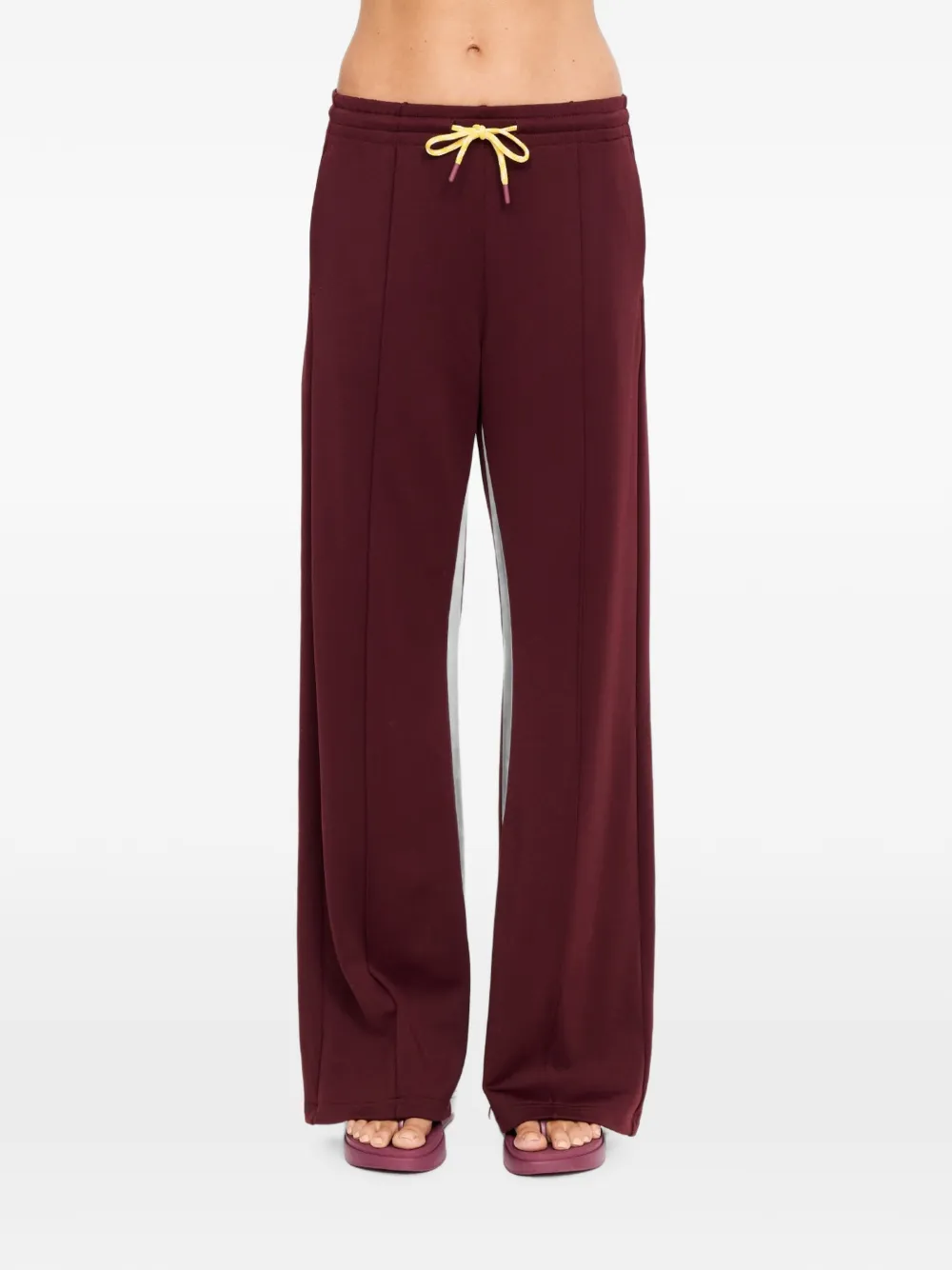 The Upside Marnie wide-leg track pants - Marrone