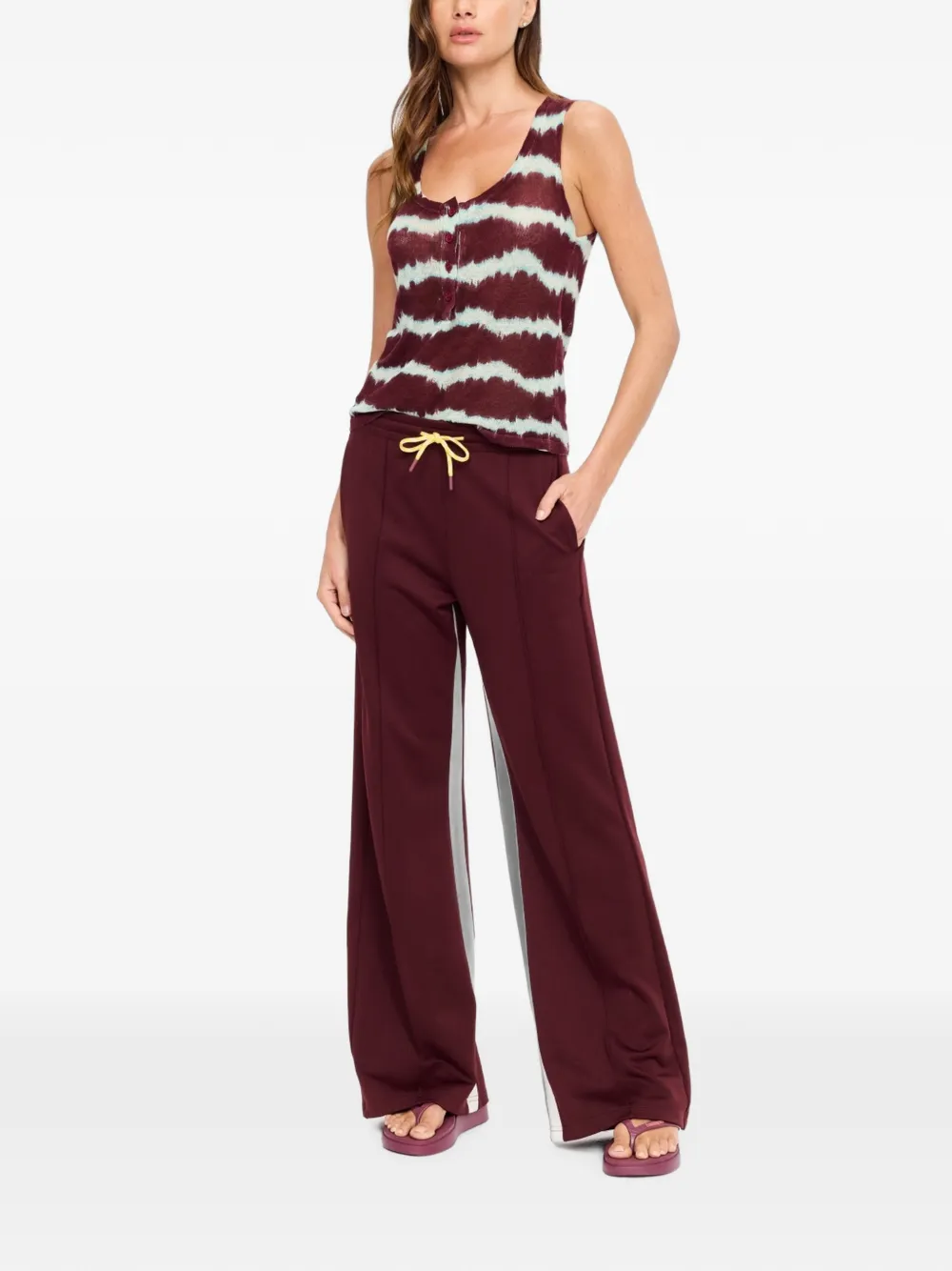 The Upside Marnie wide-leg track pants Bruin