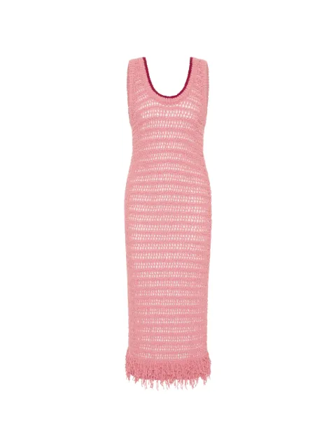 The Upside Bahia Helena fringed midi dress