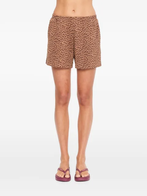 The Upside Darcy leopard-print shorts