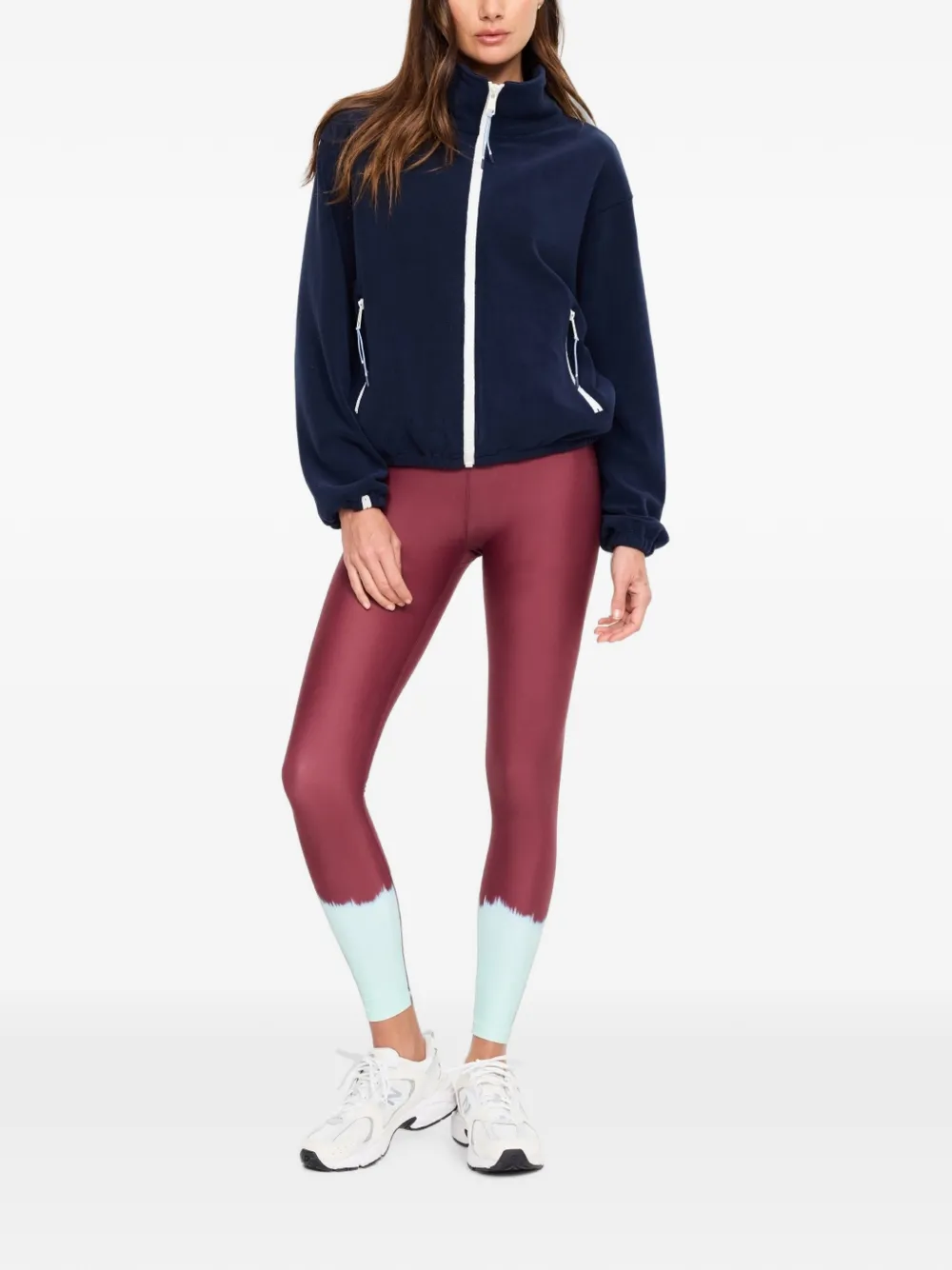 The Upside Sol fleece jack Blauw