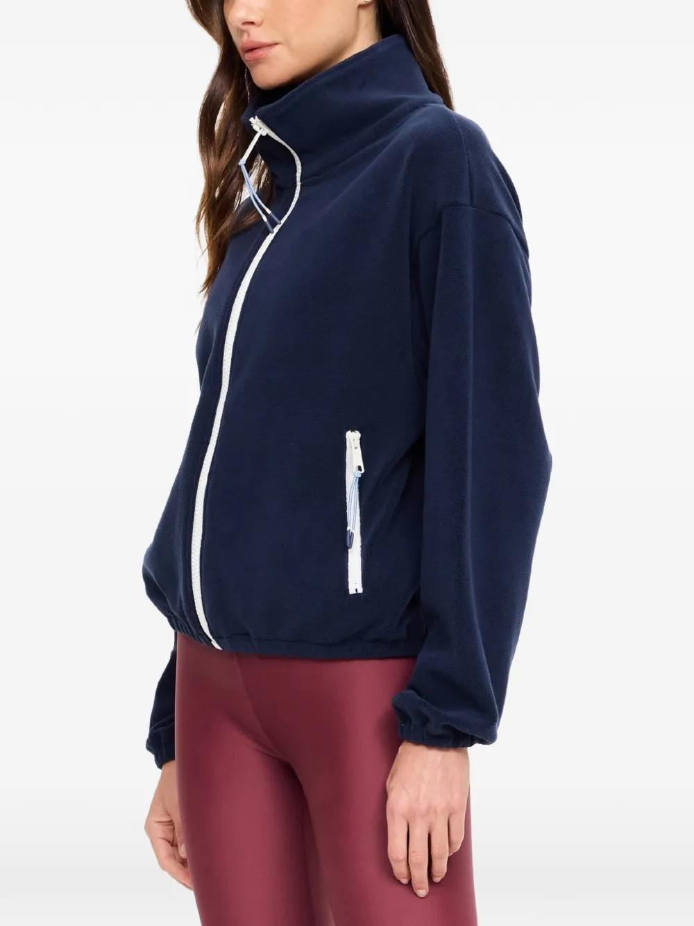 The Upside Sol fleece jack Blauw