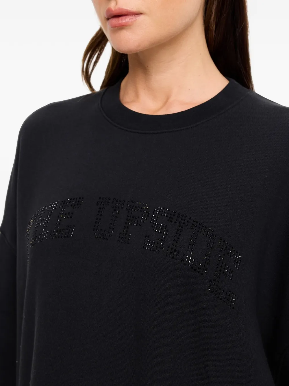 The Upside Paloma sweater verfraaid met kristallen Zwart