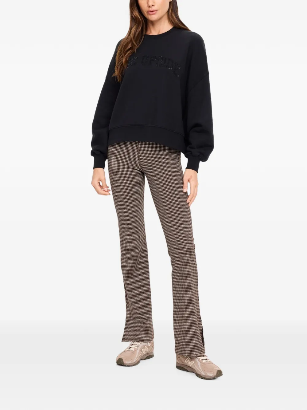 The Upside Paloma sweater verfraaid met kristallen Zwart