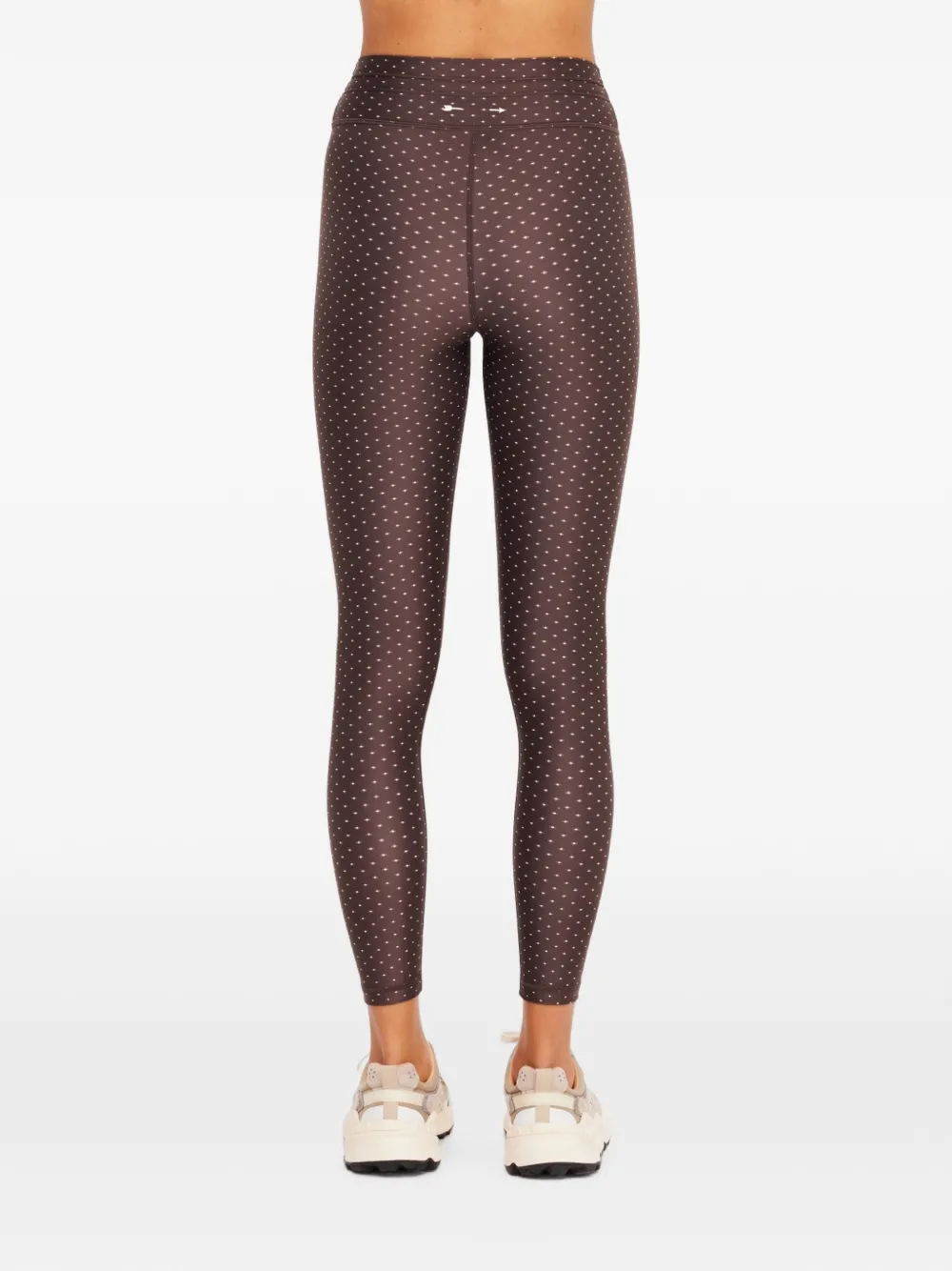 The Upside Poet legging met geometrische print Bruin