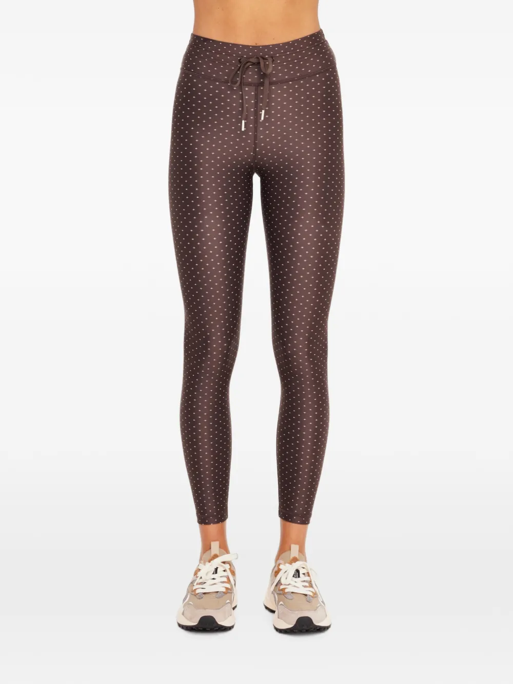 The Upside Poet legging met geometrische print Bruin