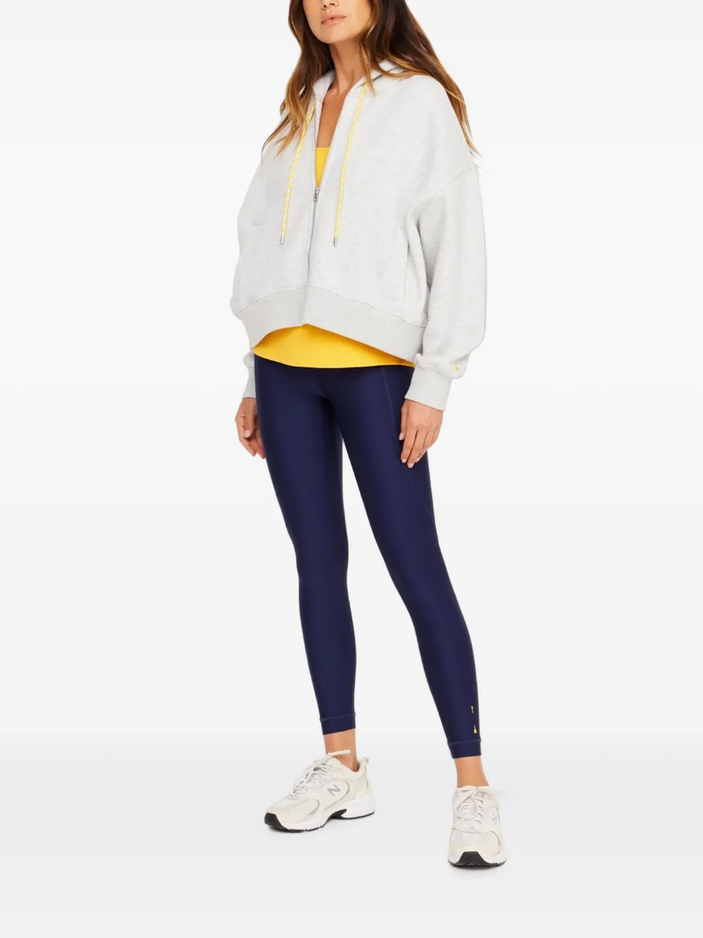 The Upside Jude hoodie met rits Grijs