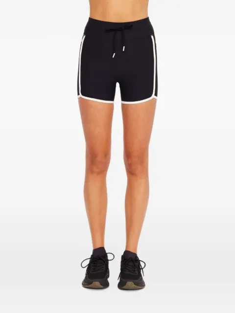 The Upside Sol contrast-trim performance shorts